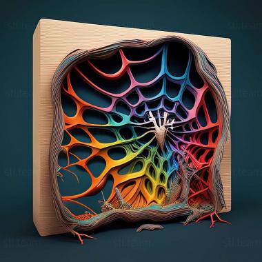 3D model Rainbow web 2 game (STL)